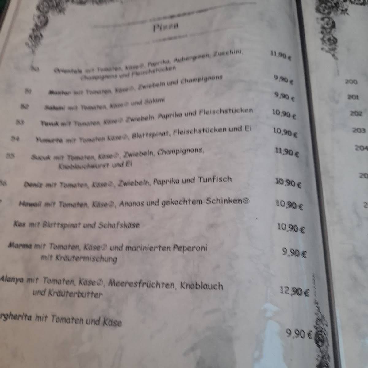 Menu de Cafe Am Waldbach