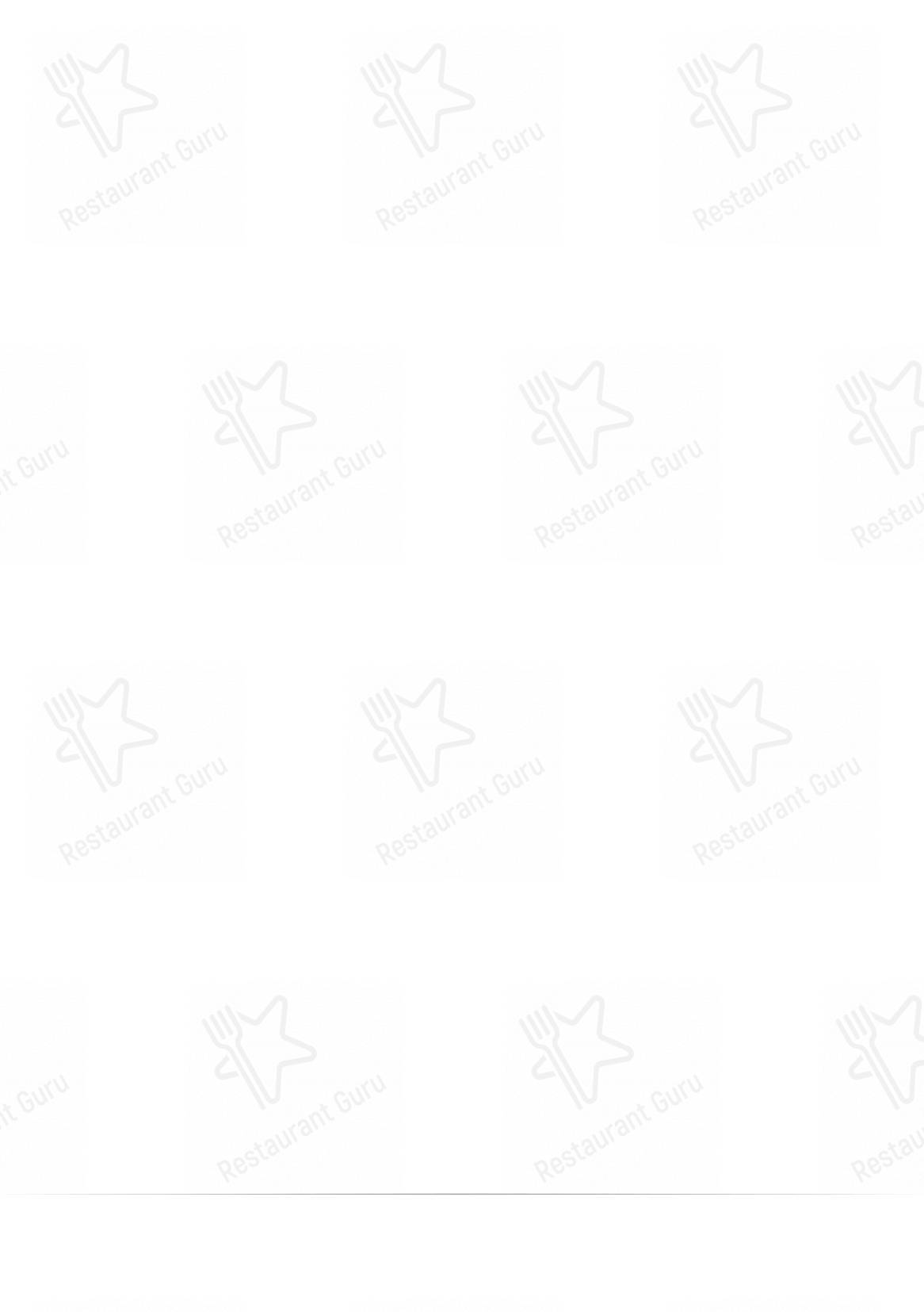 Menu pour Restaurant 