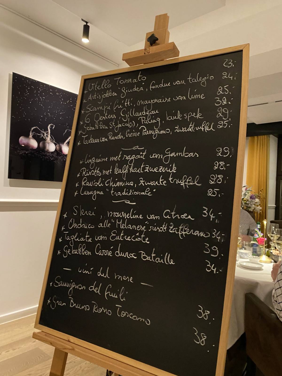 Menu de Restaurant Cavalieri