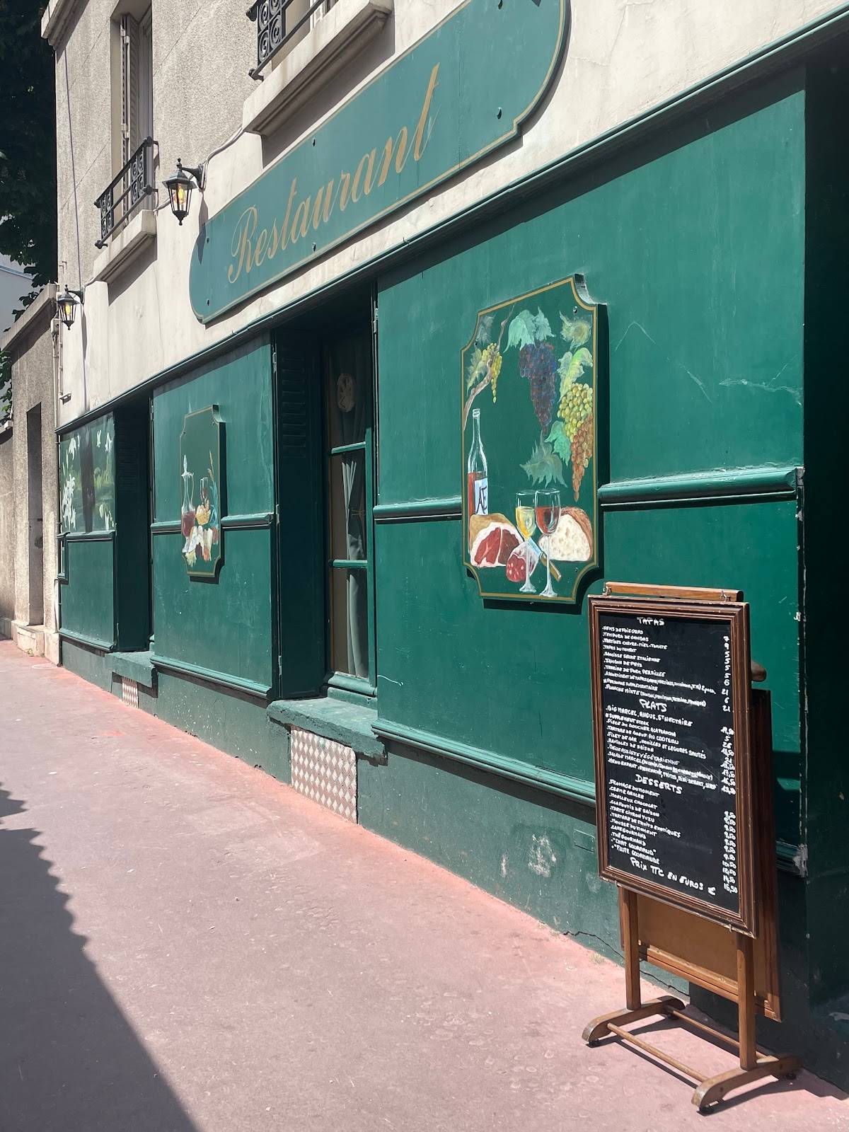 Menu de Chez Marcel