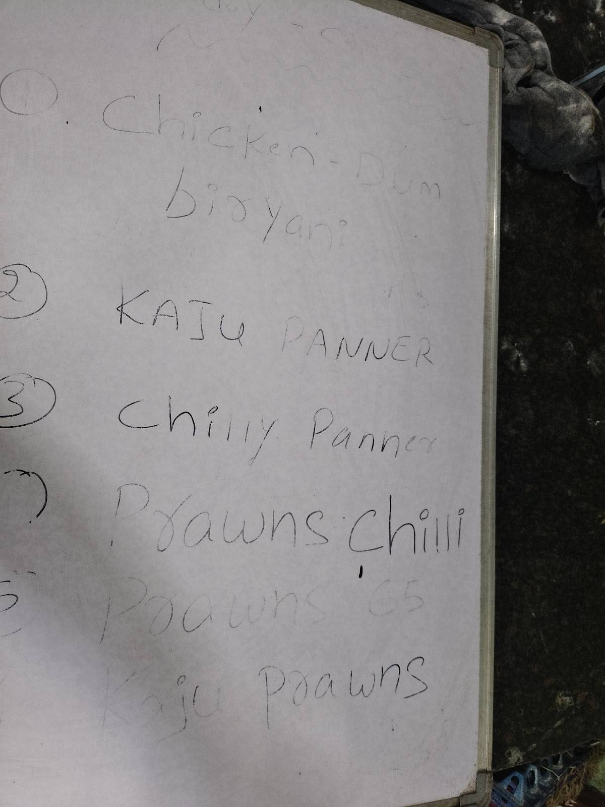 D Grill menu
