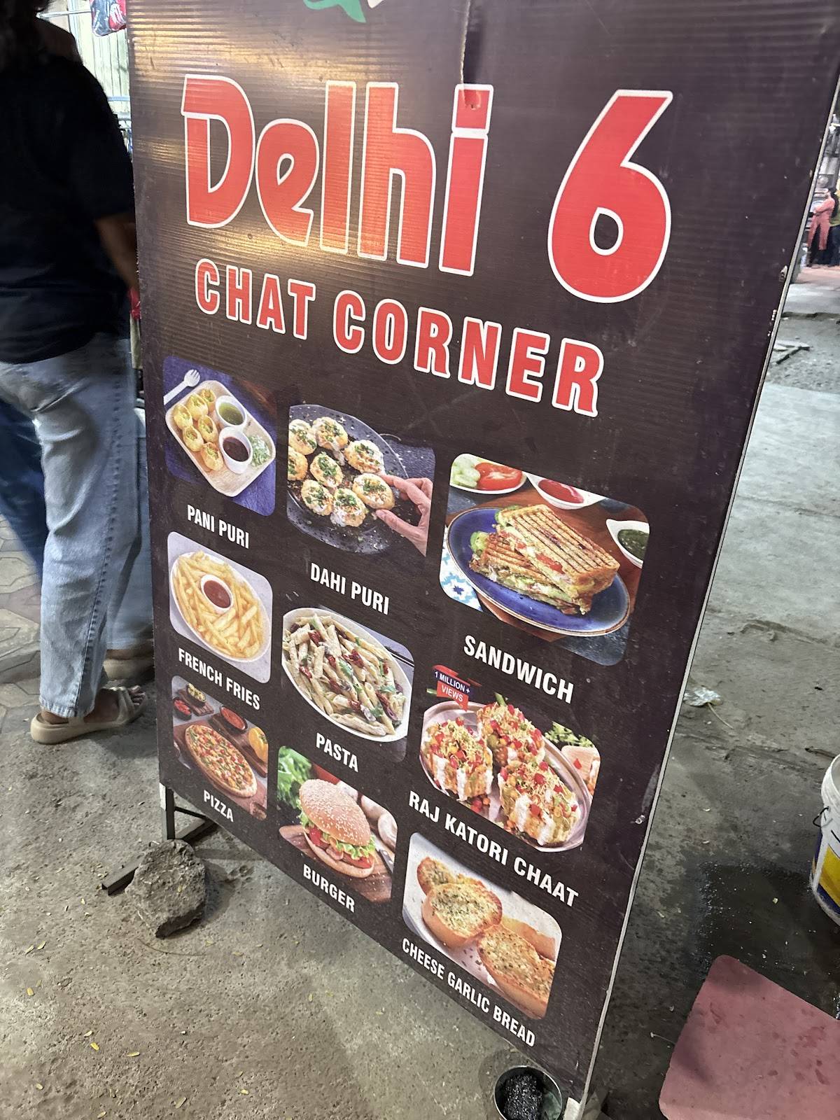 Delhi 6 menu
