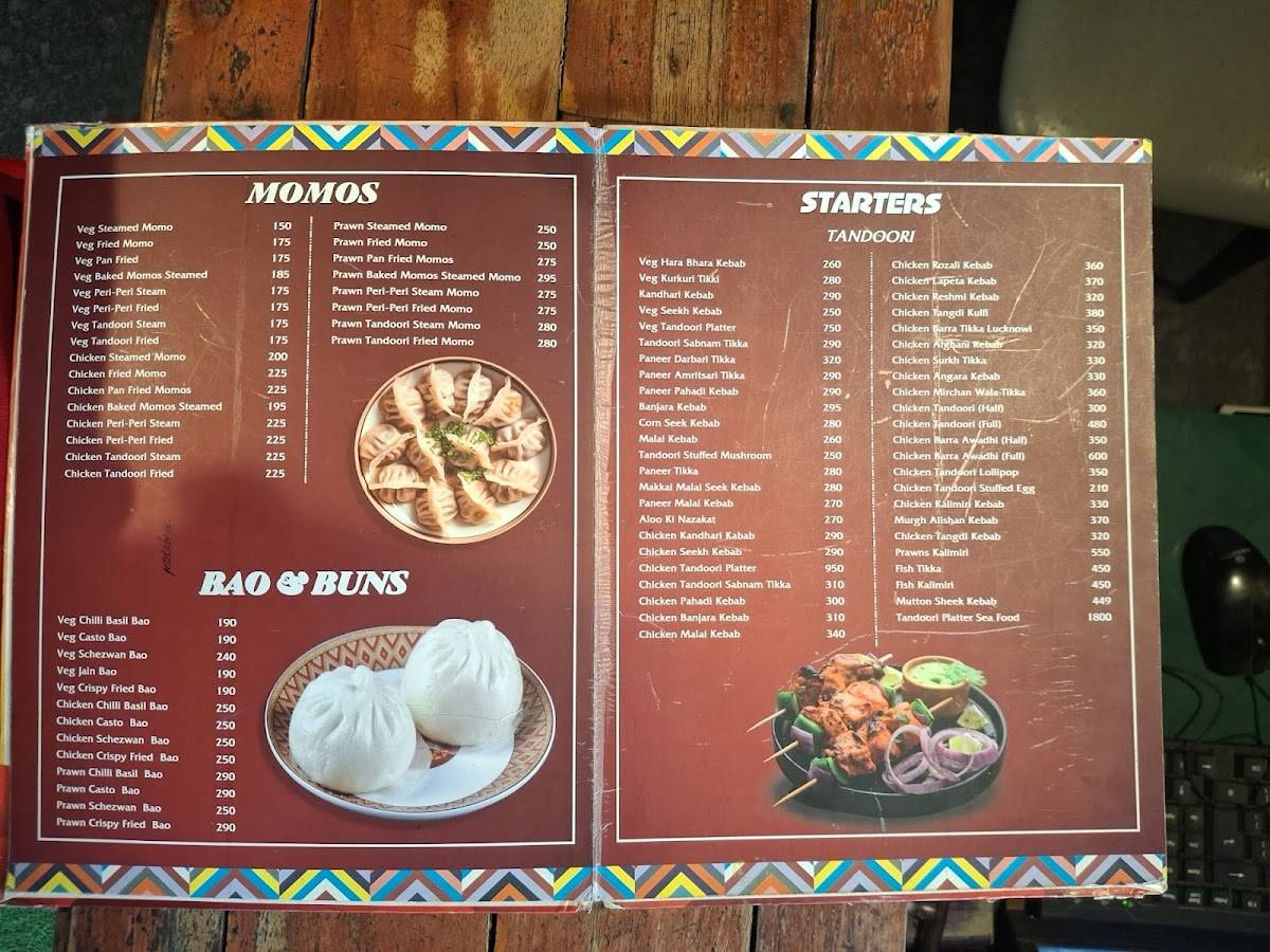 Desert Moon Restaurant menu