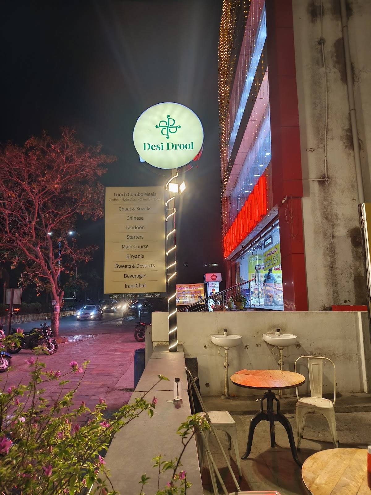 Desi Drool menu