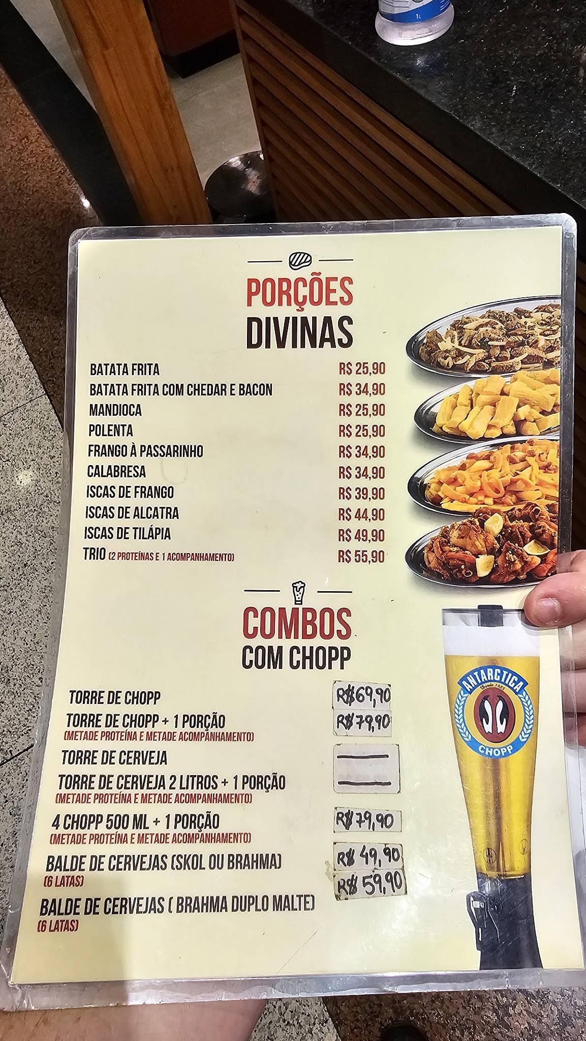 Divino Fogão cardápio