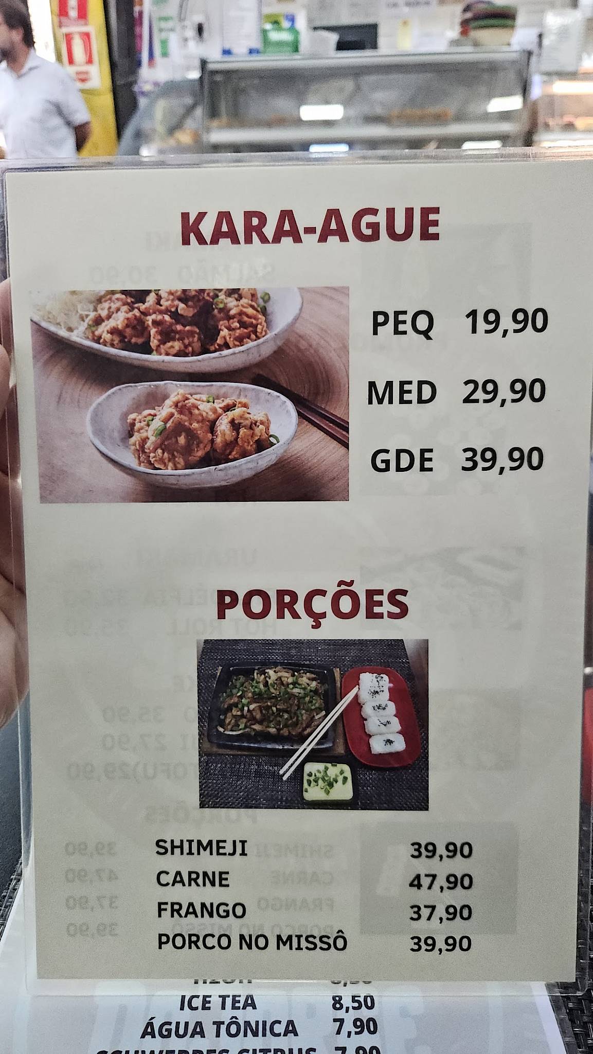 Do Jorge Japonês cardápio