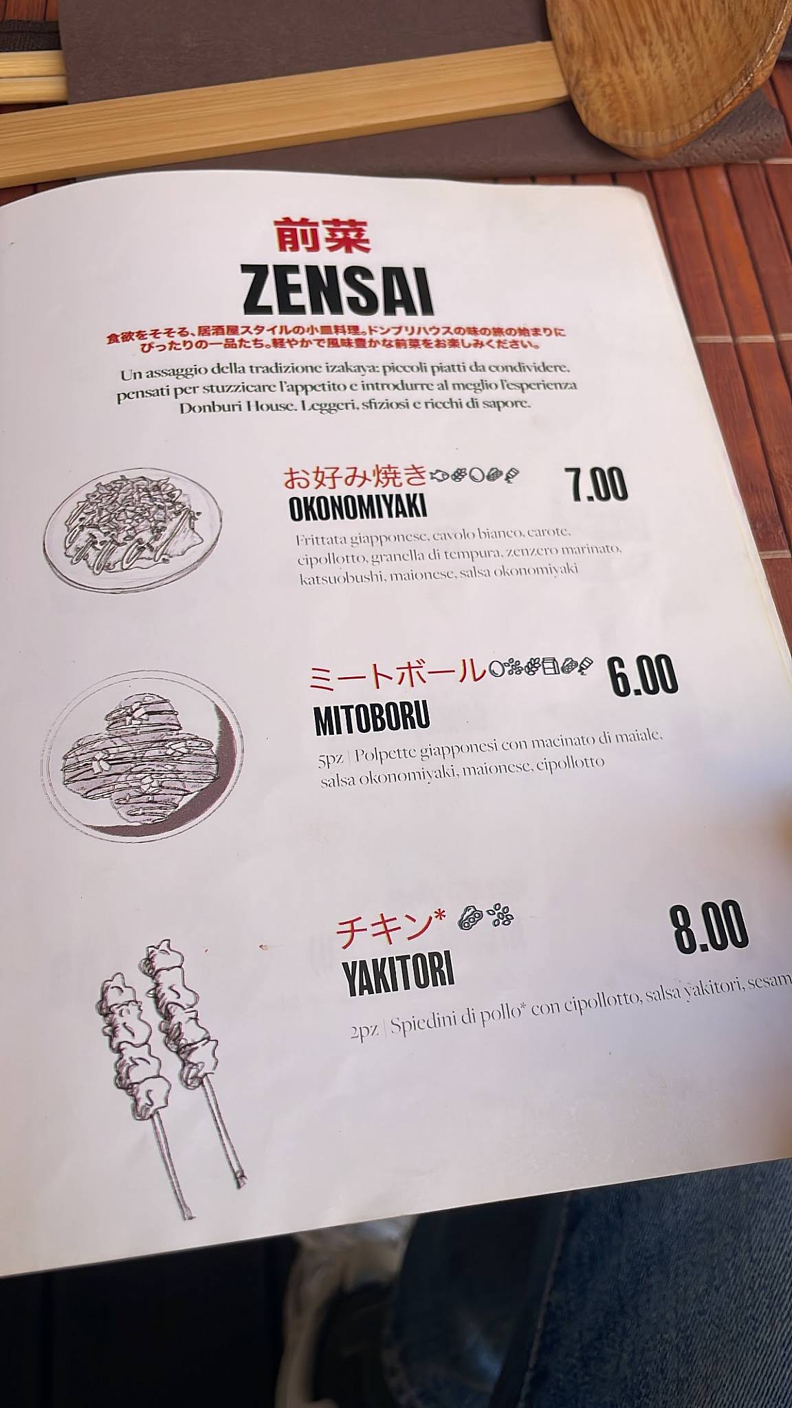 Menu di Donburi House 丼 Maria Vittoria - Ramen Izakaya 