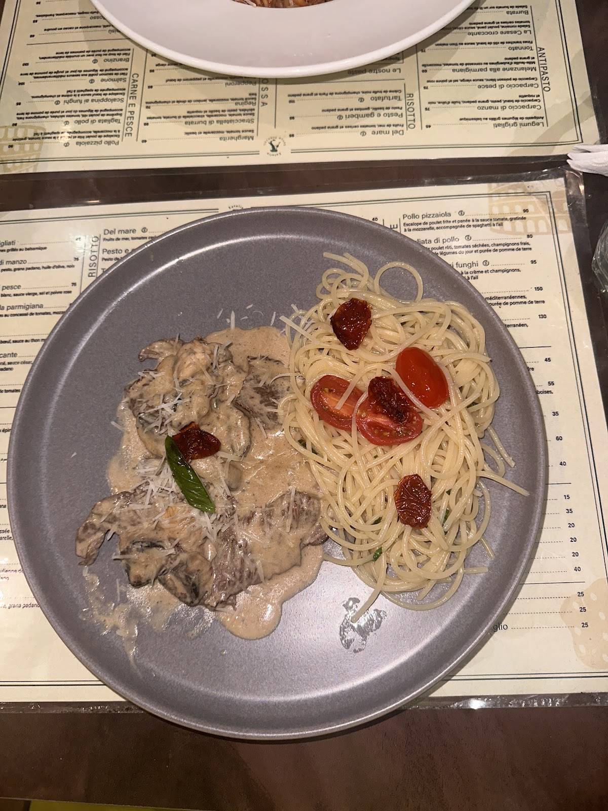 Menu de EATALIA RABAT RESTAURANT ITALIEN