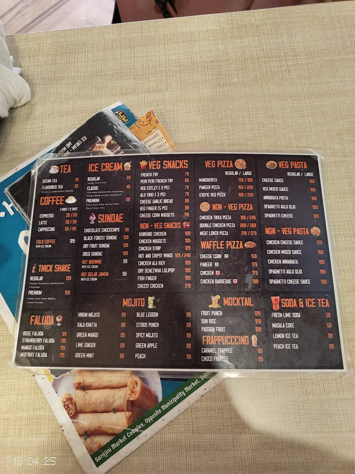 Epic Bite menu