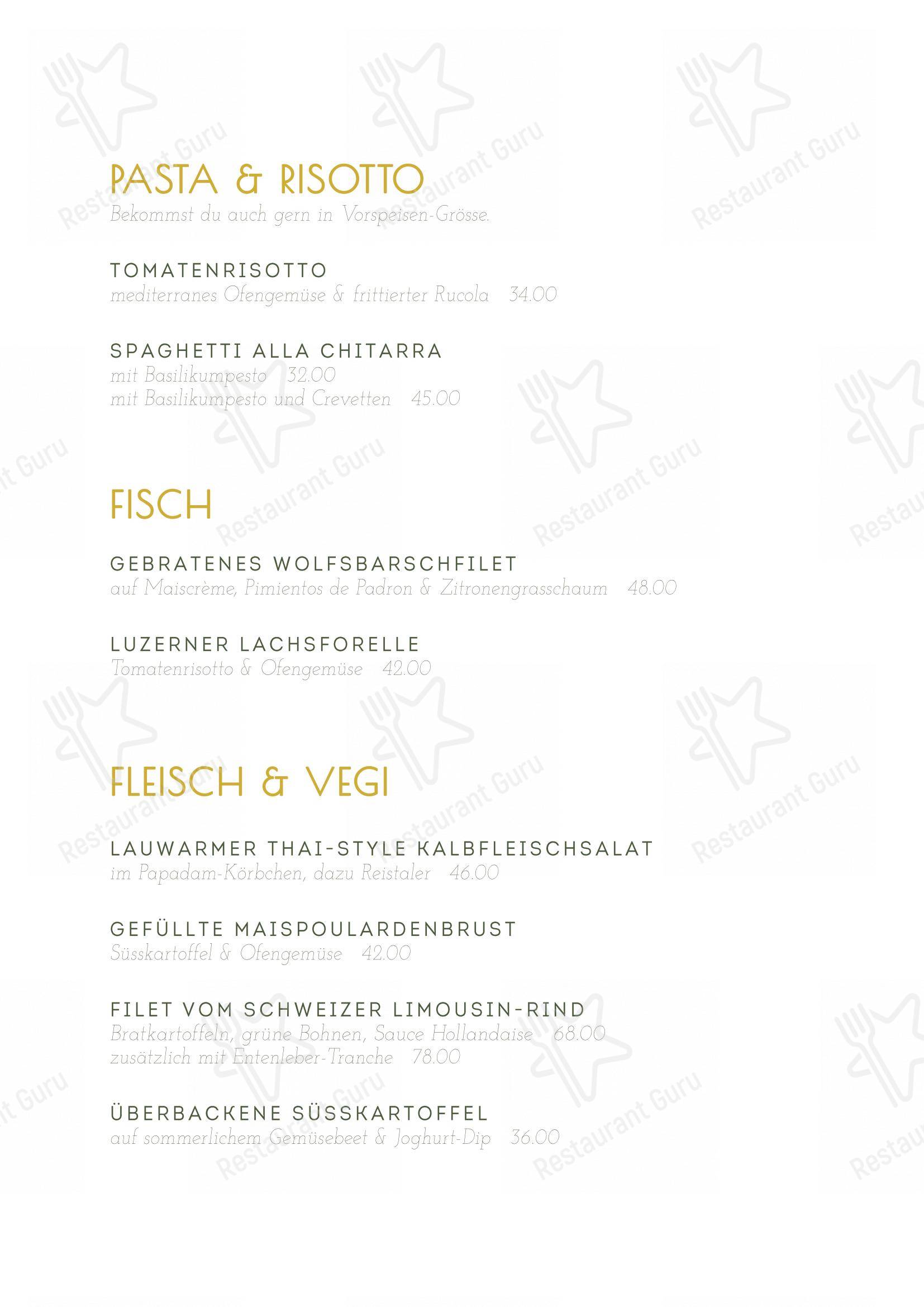 Menu di Restaurant First - Menu bar