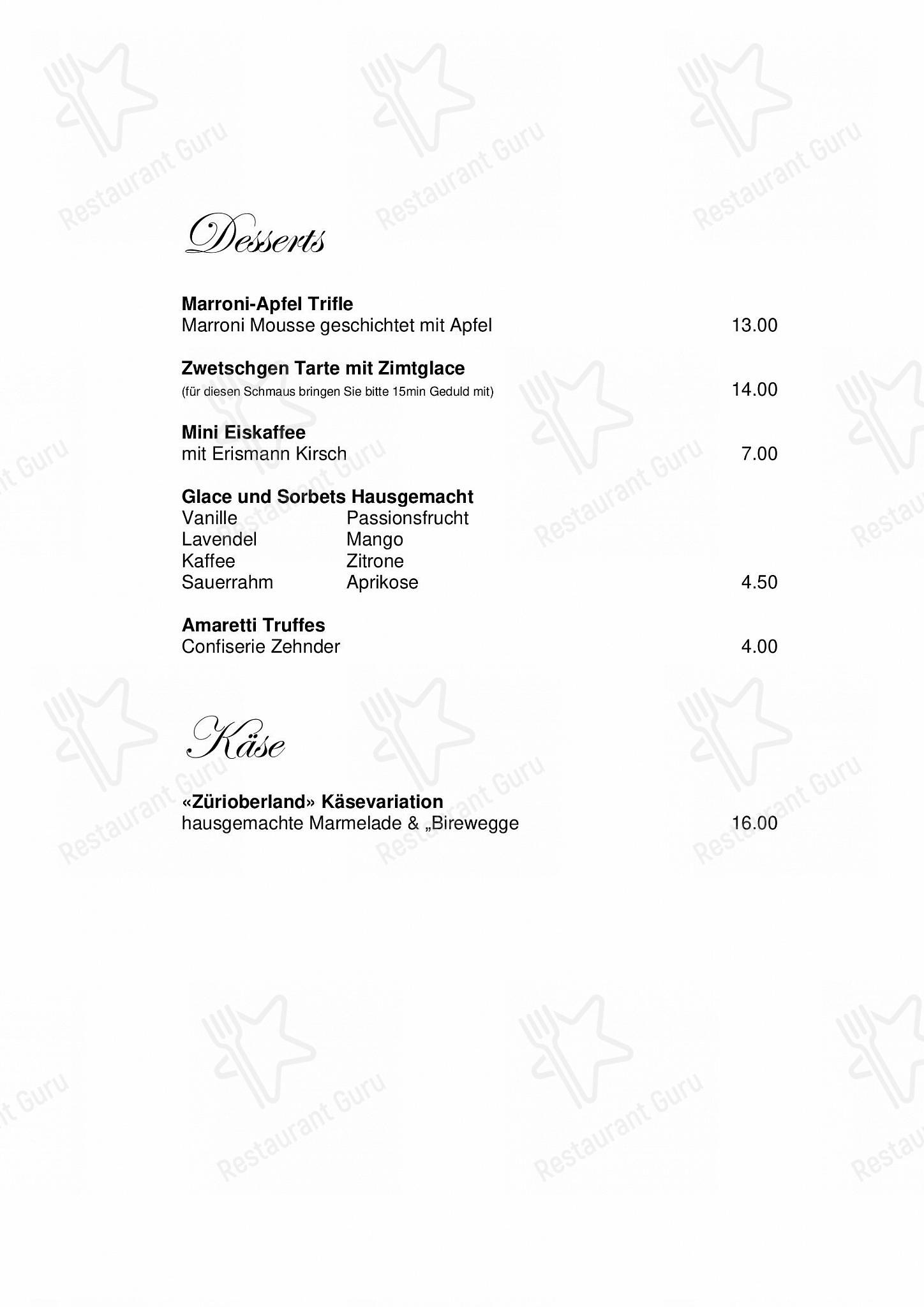 Drink menu per Restaurant First ristorante