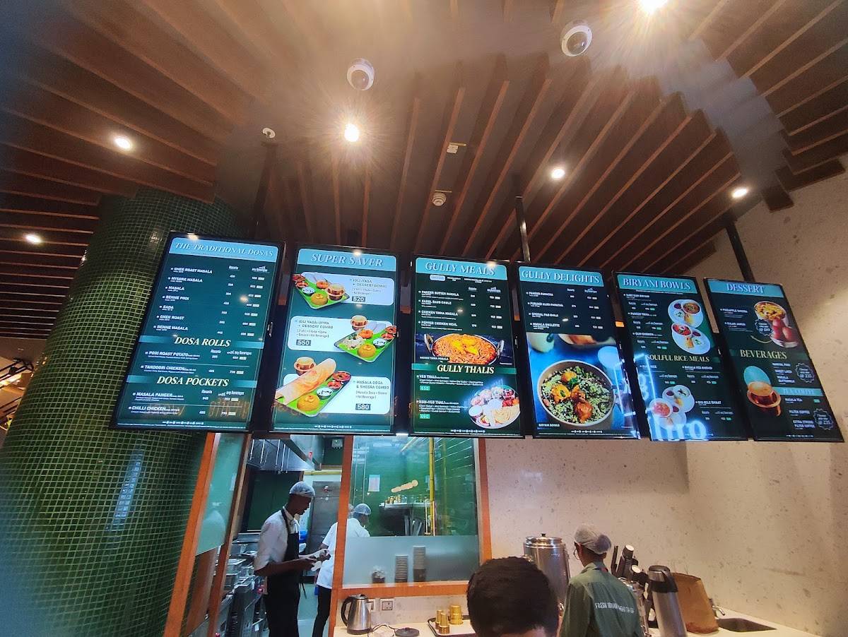 GK - “Gully Kitchen” menu