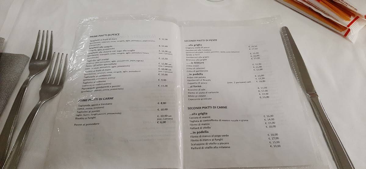 Menu di Ristorante Garibaldi 