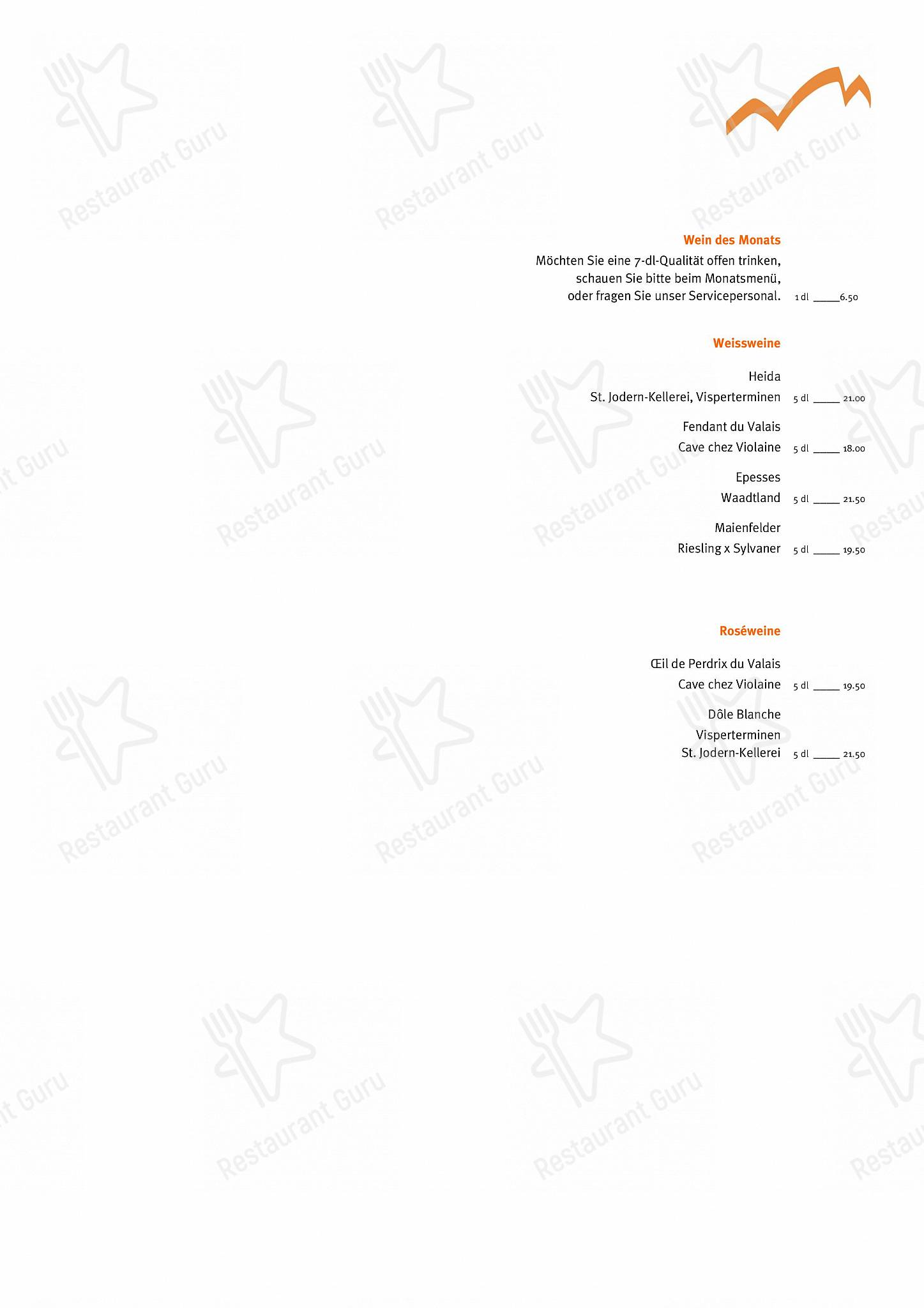 Menu di Gasthaus Sonne - Menu