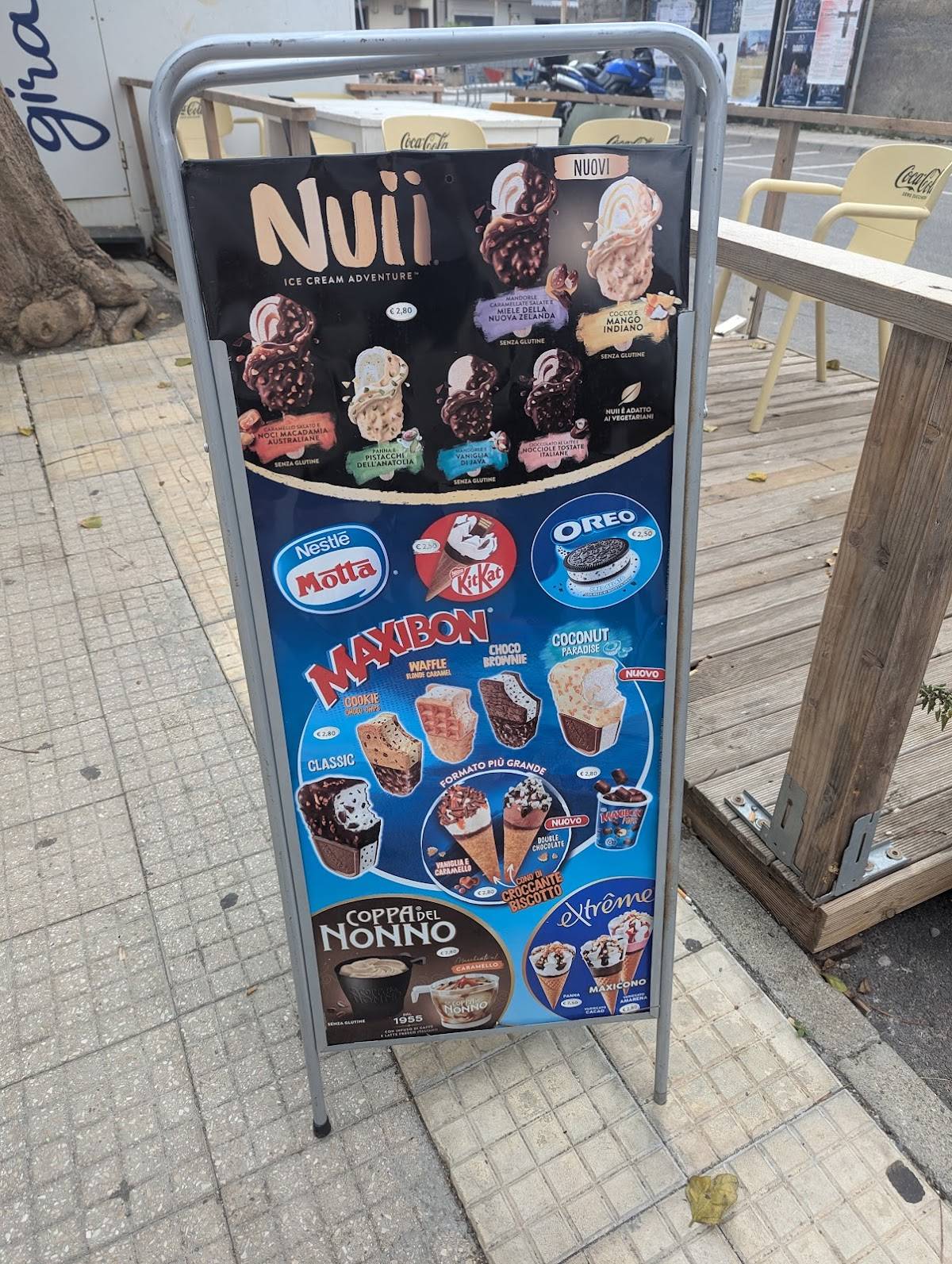 Menu di Girasole Lounge Bar Lido e Spiaggia Attrezzata 