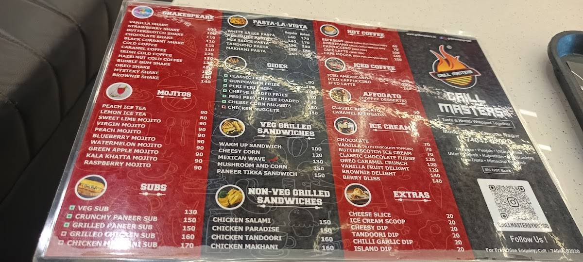 Grill Masters Yamunanagar menu