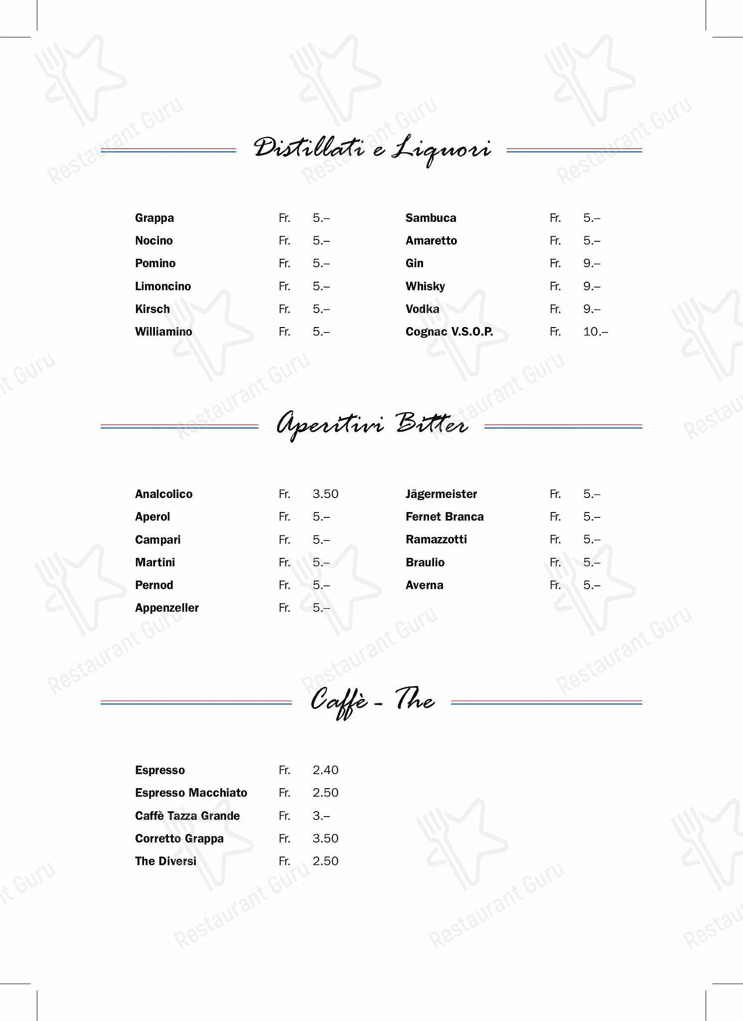At Home Catering Menu per Grotto Raffael in Losone