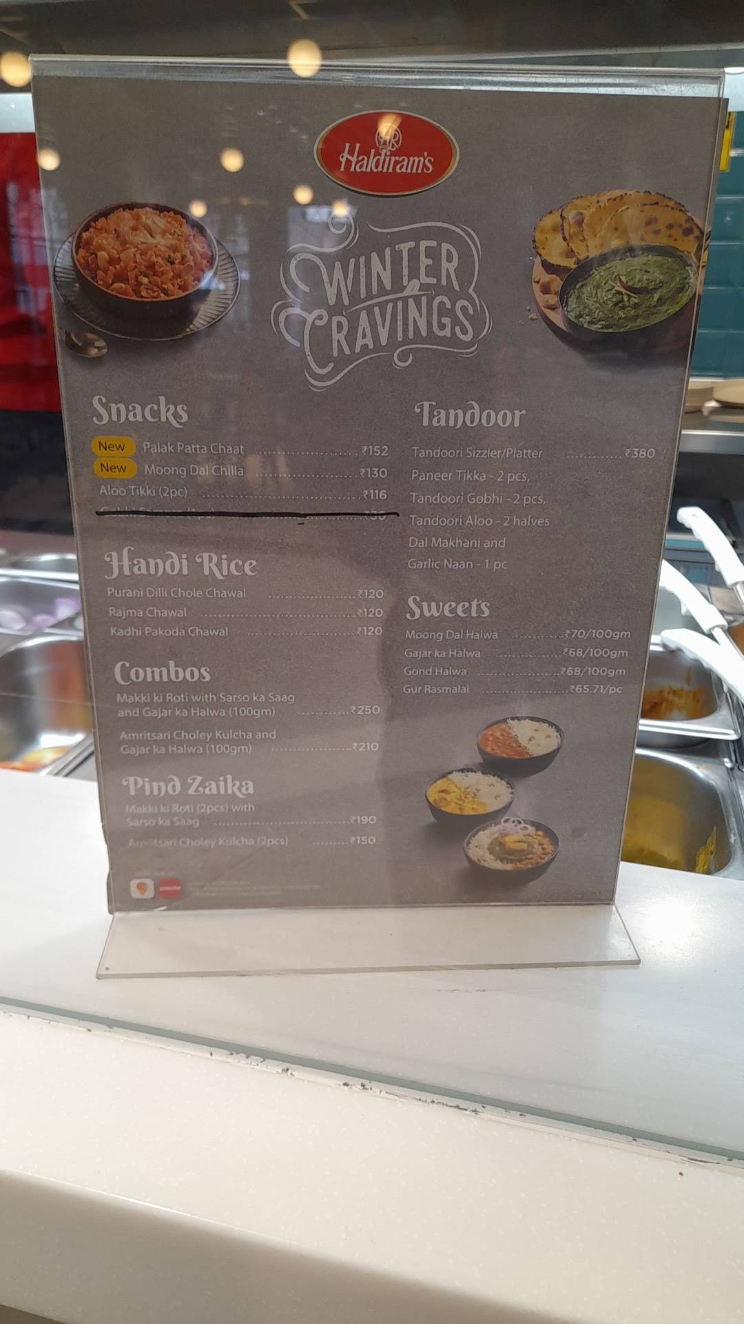 Haldiram's - Jaipur 135 menu