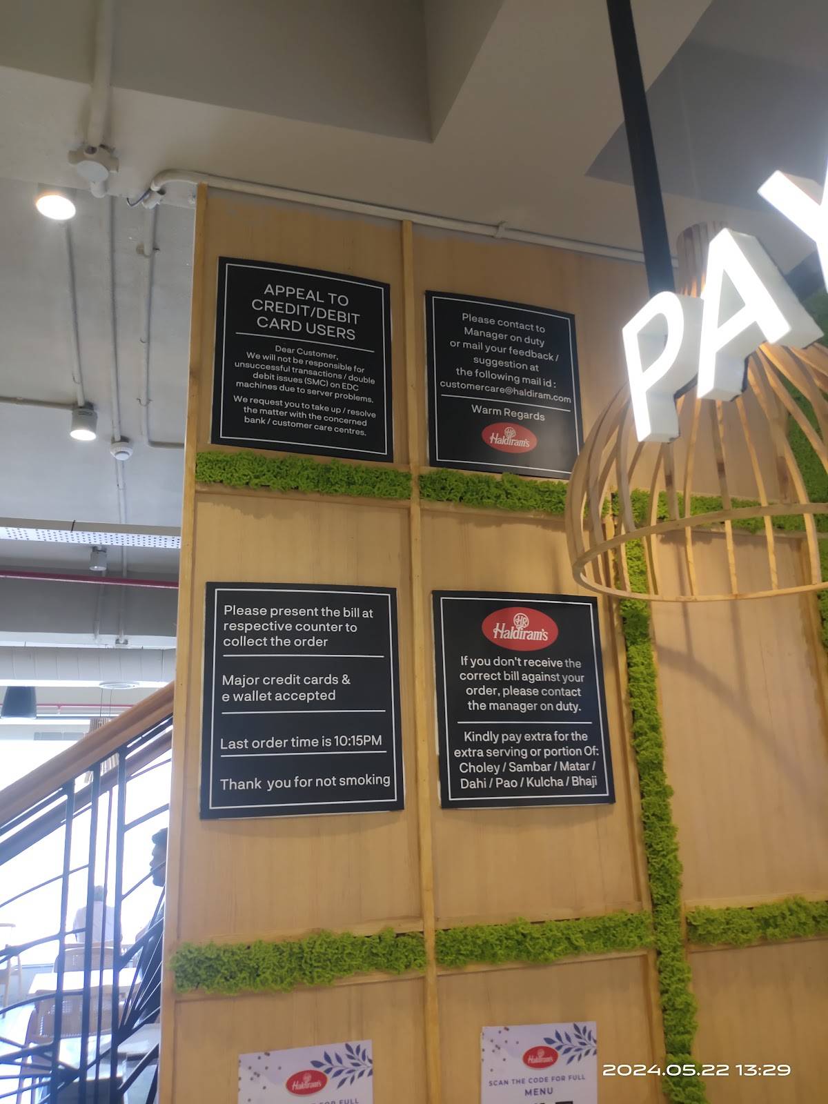 Haldiram's - Shimla Highway menu