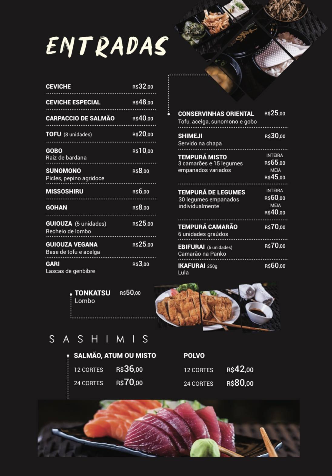 Hiro's Japanese Food cardápio