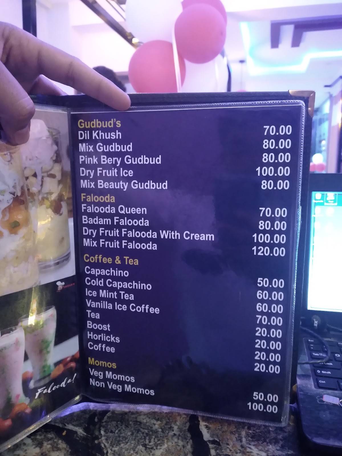Hunsur cafe menu