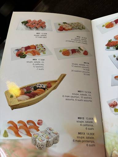 Menu de ITOUYA