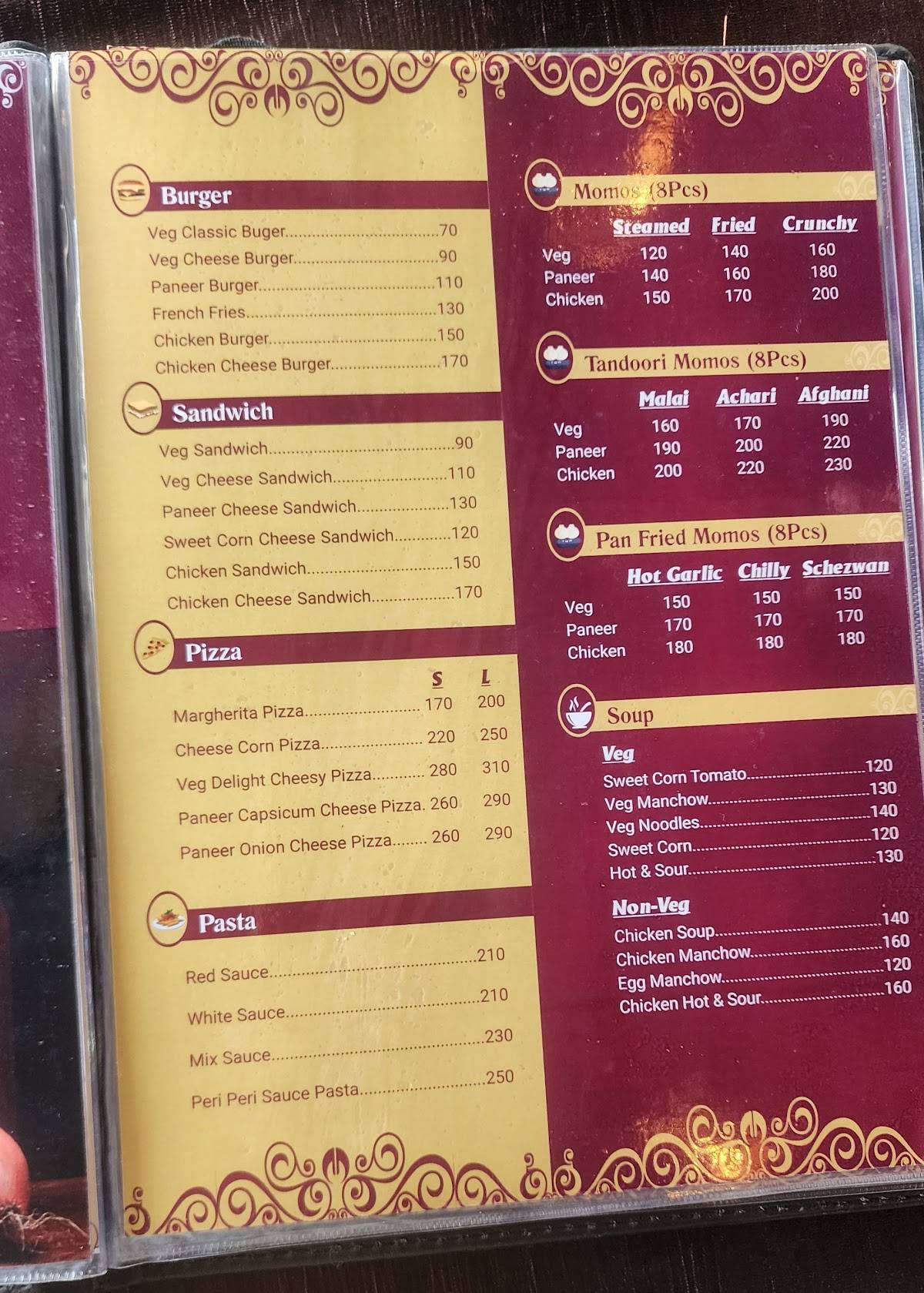 Johar Ranchi cafe & Restaurant menu