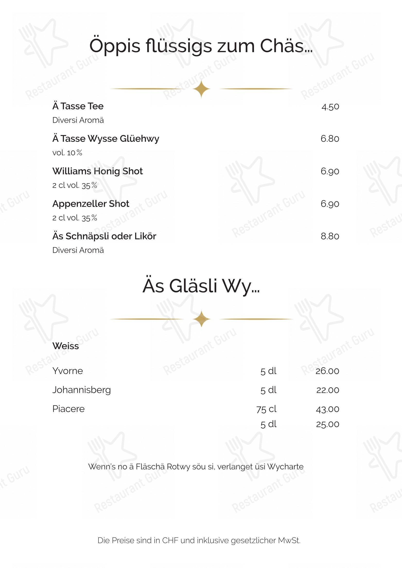 Menu di Restaurant Kanönli - 菜单