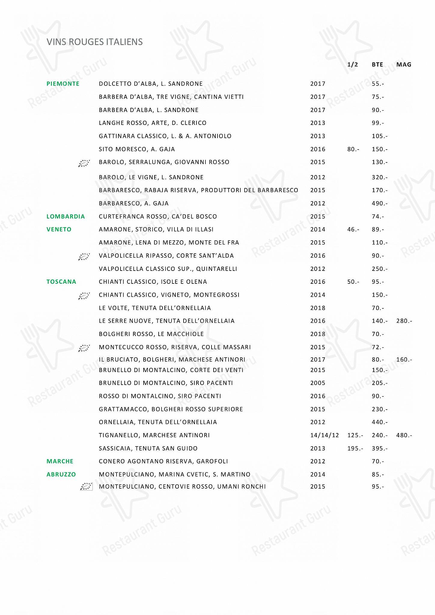 At Home Catering Menu per L'Accademia ristorante
