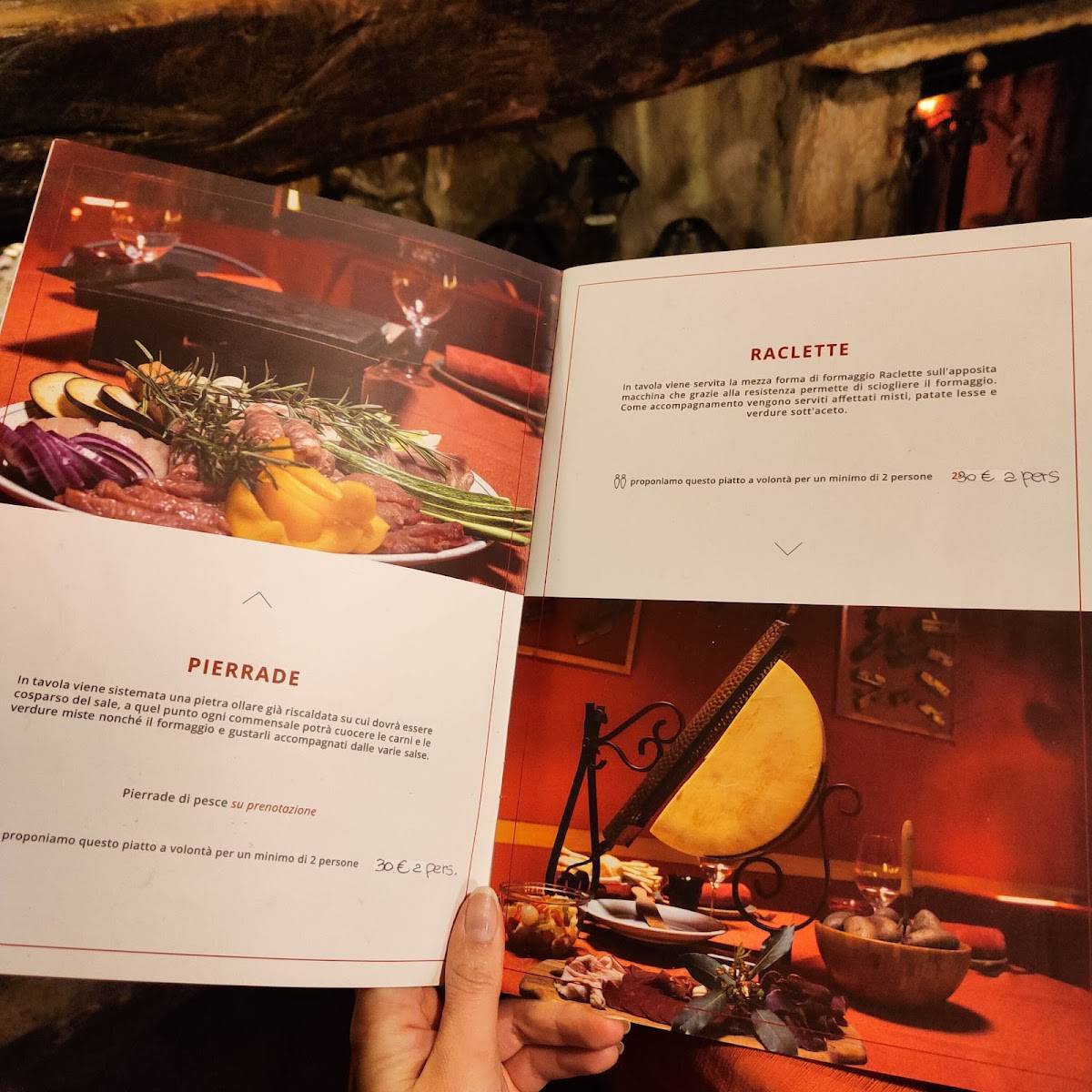 Menu di L'Alpina 