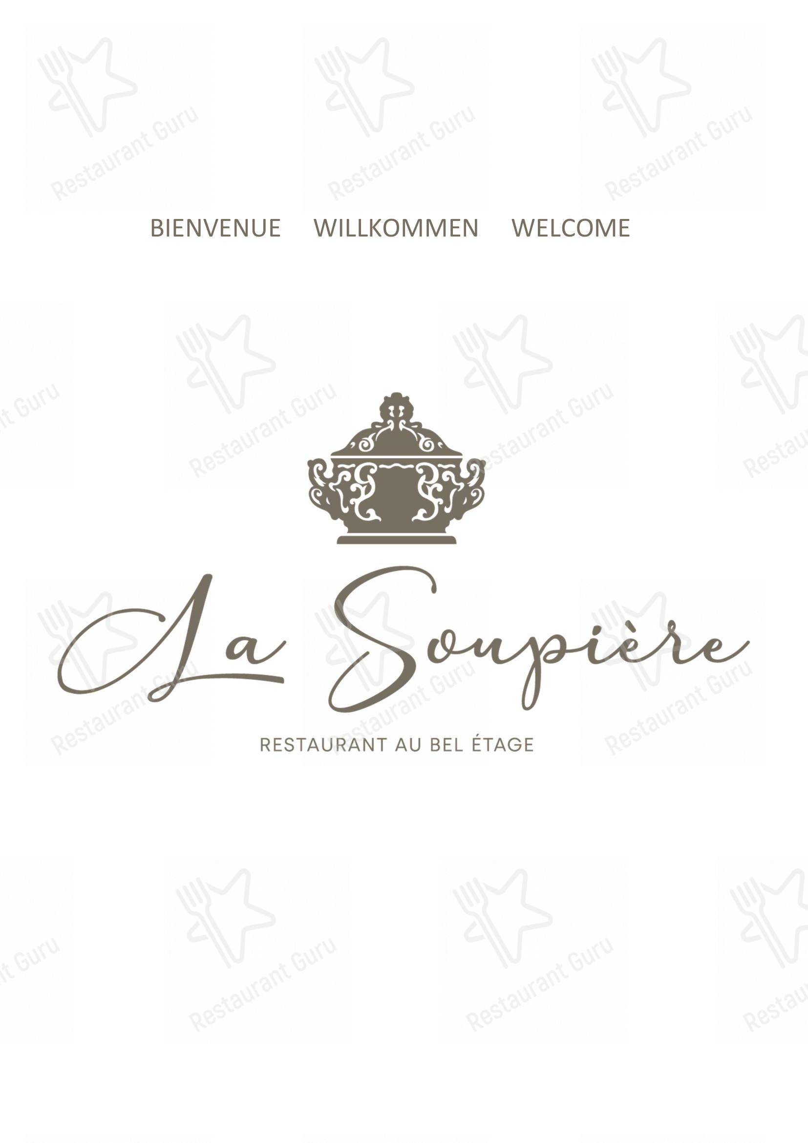 Restaurant La Soupière in Zurigo - Menu