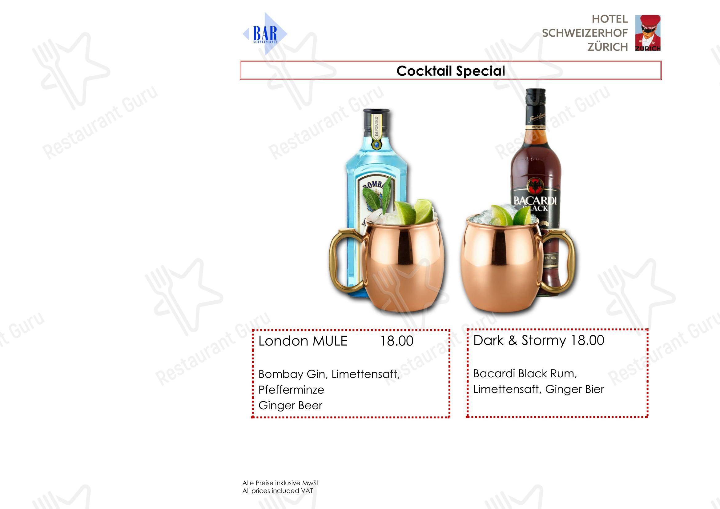 Основное меню per Restaurant La Soupière ristorante