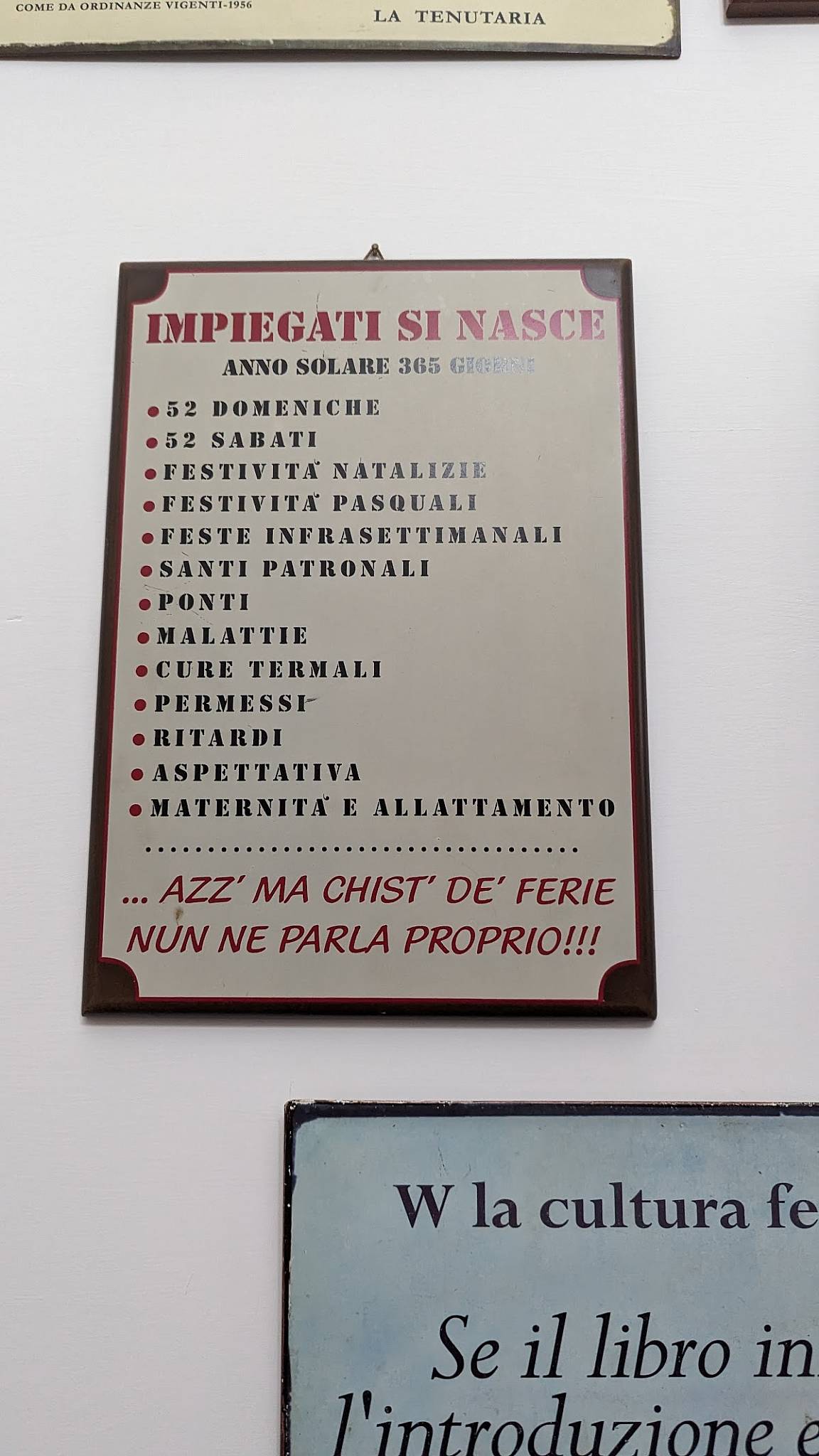 Menu di La Trattoria Vecchia Conza 