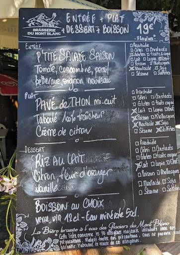 Menu de Restaurant "Les Touristes"