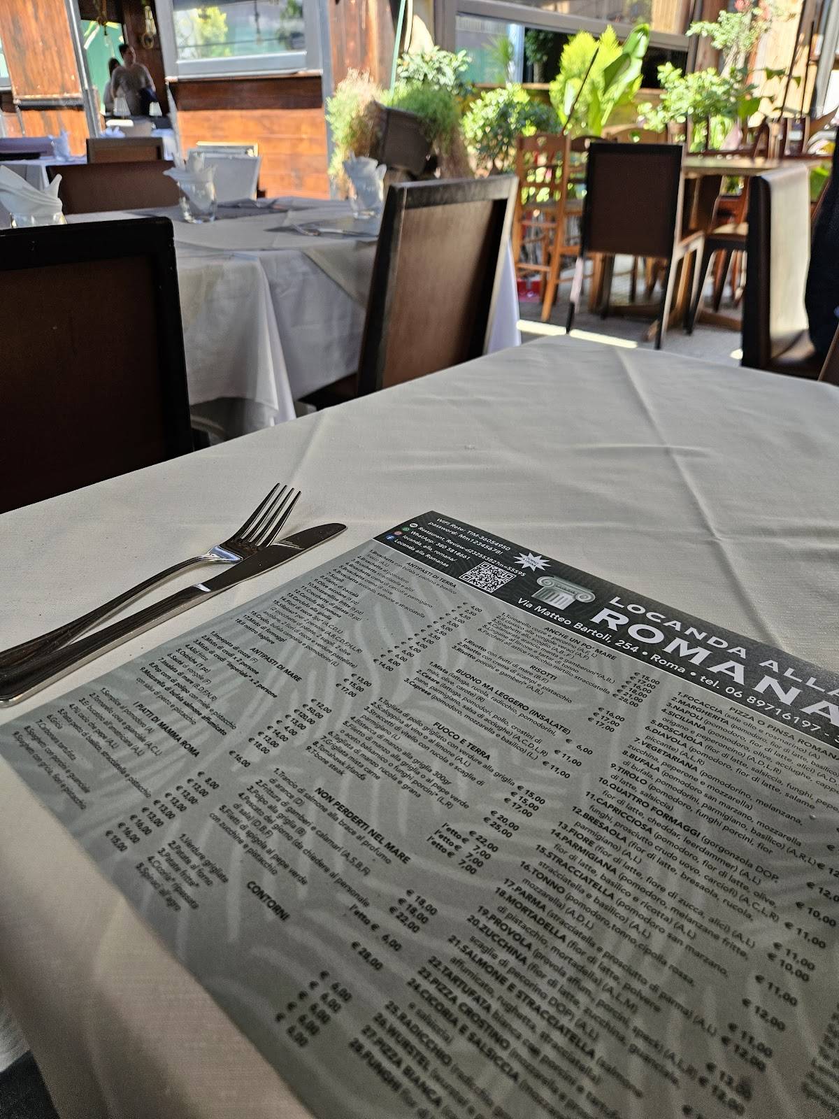 Menu di Locanda Alla Romana 
