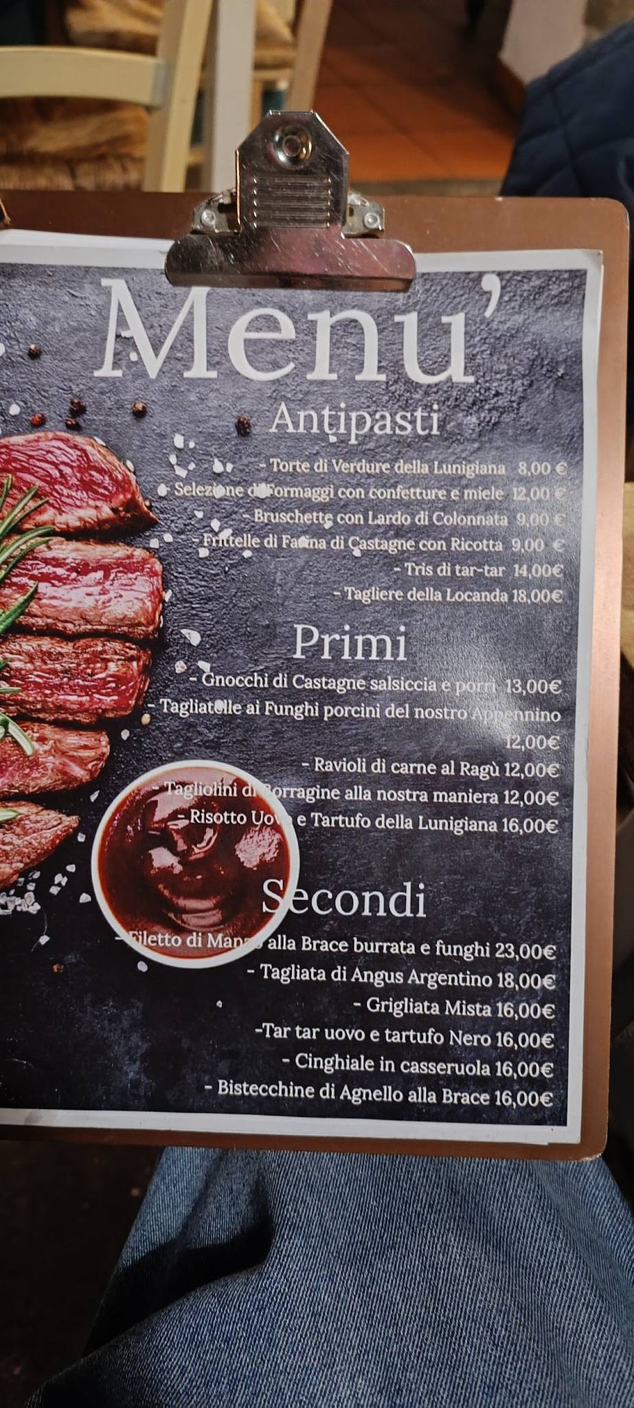 Menu di Locanda al Castello 