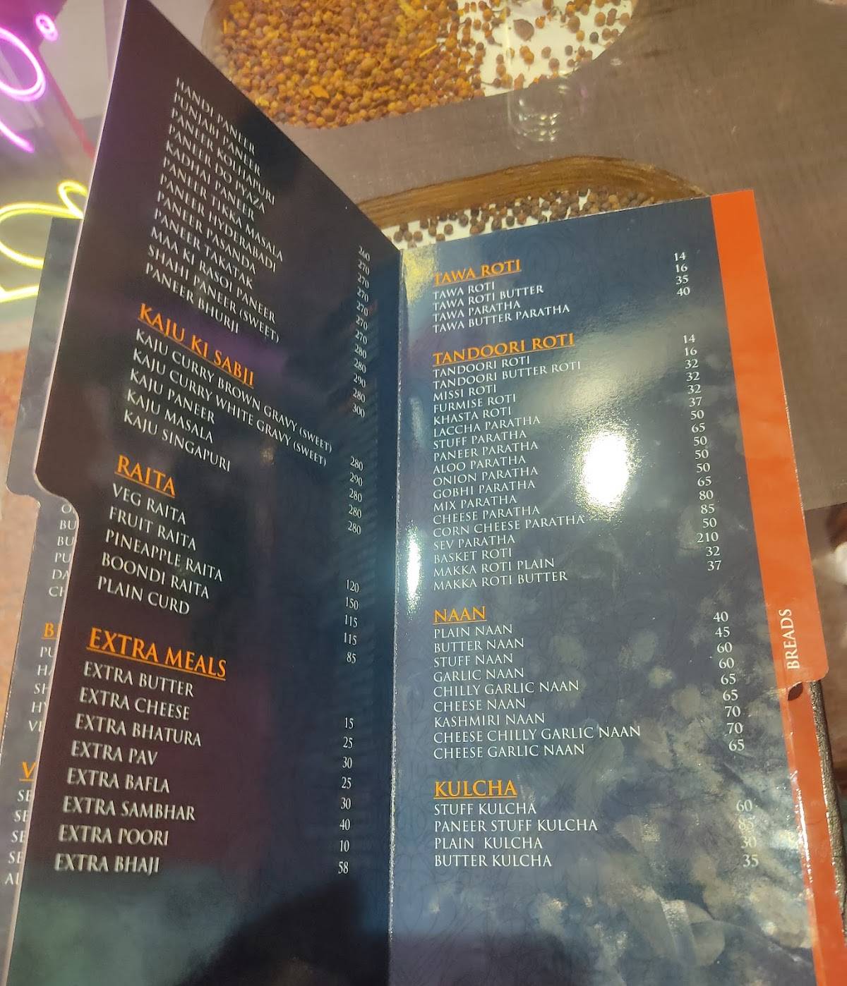 Maa Ki Rasoi menu