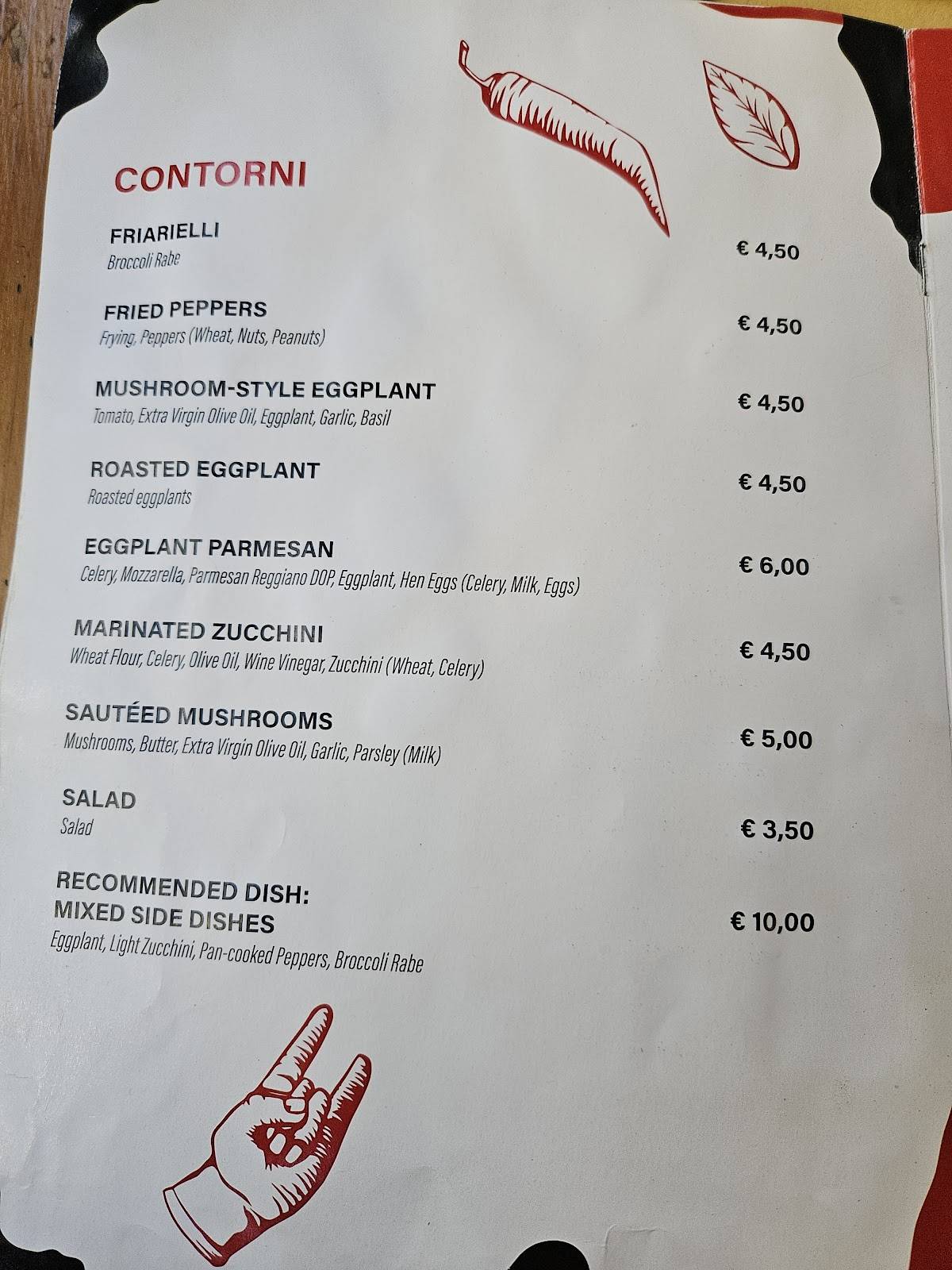 Menu di Mammamì Neapolitan Take Away 
