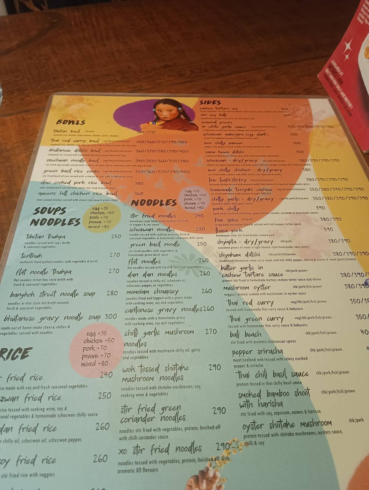 Momo I Am Salt Lake Sector 1 menu