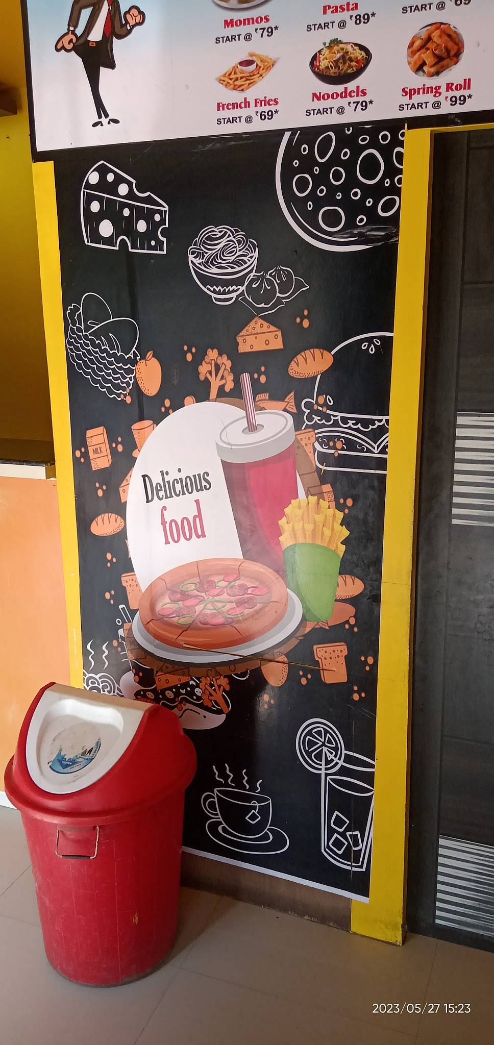 Mr. Bean's Pizza menu