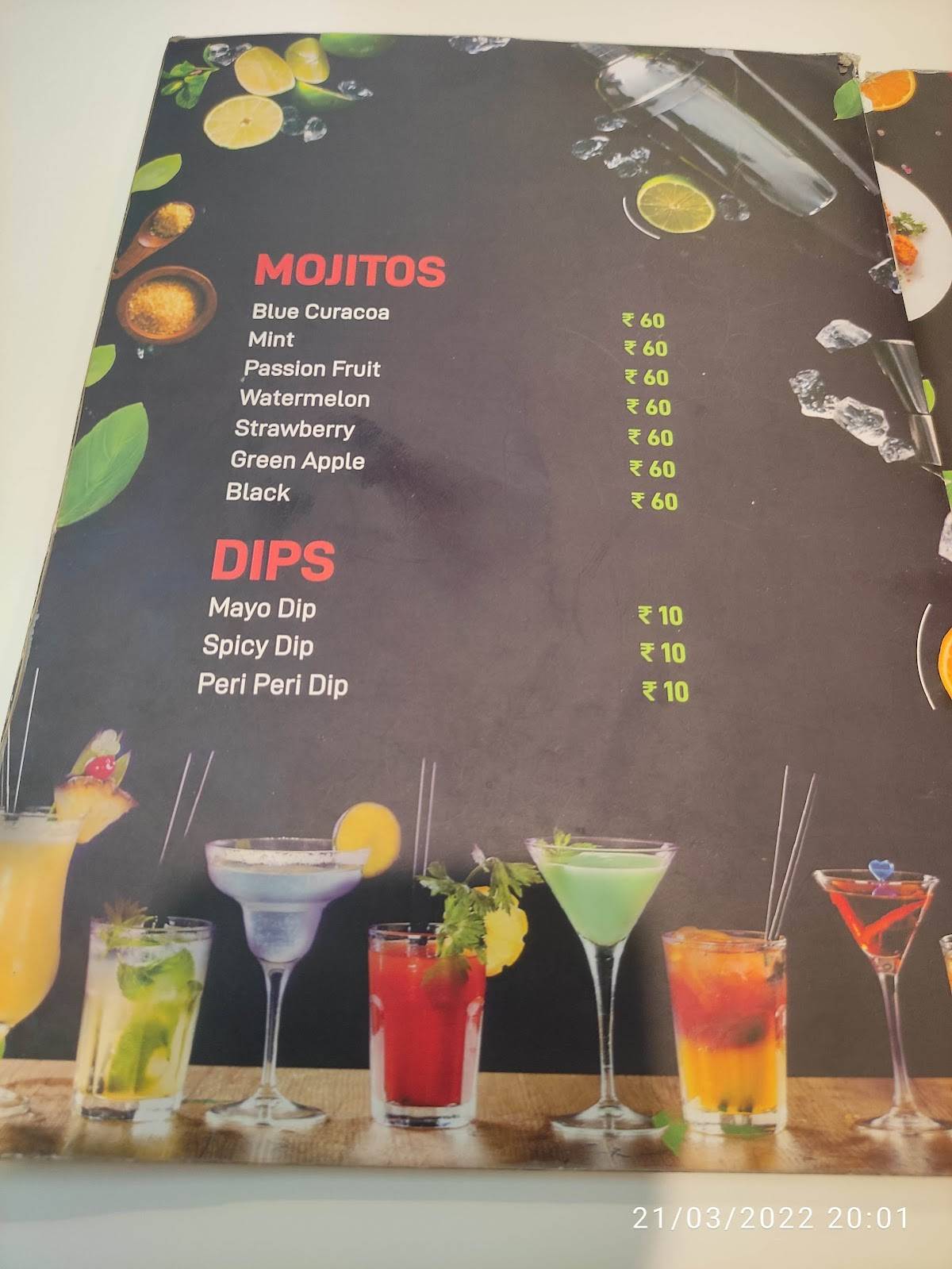 Munching Time Restaurant menu