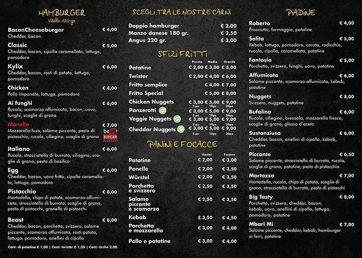 Menu di Kylix Food 