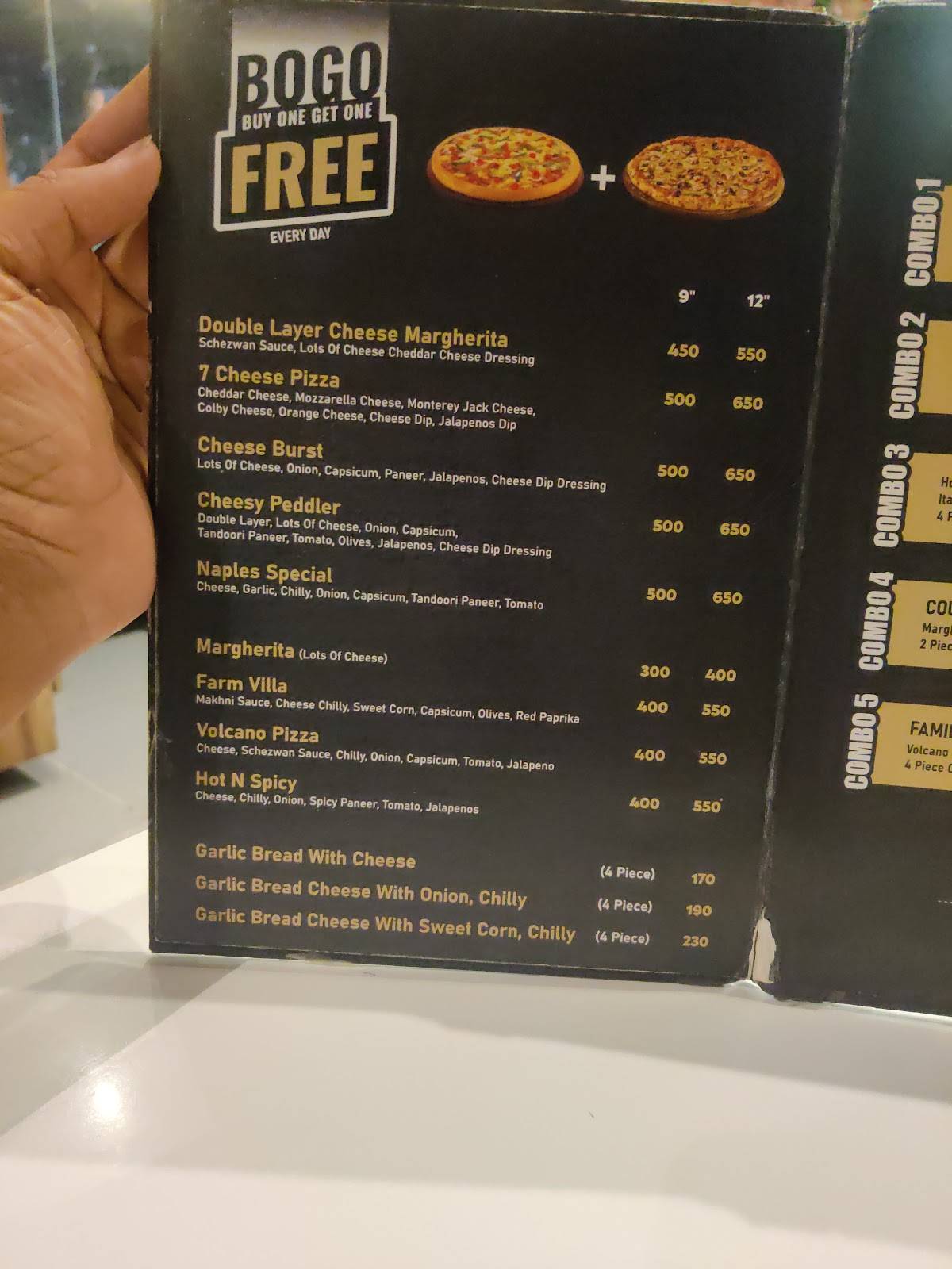 Naples Pizza - Mavdi menu