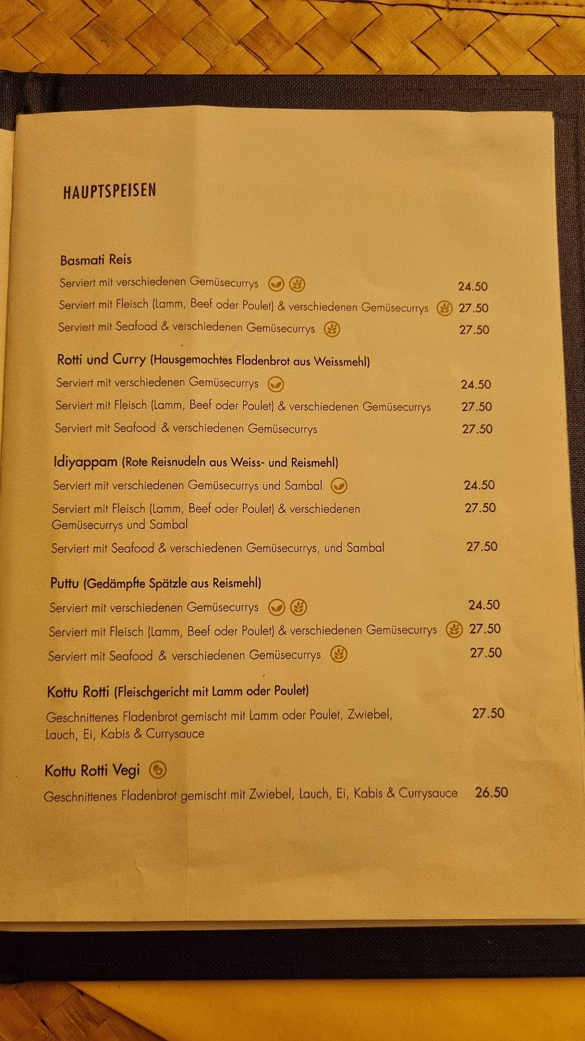 Menu di Neela 