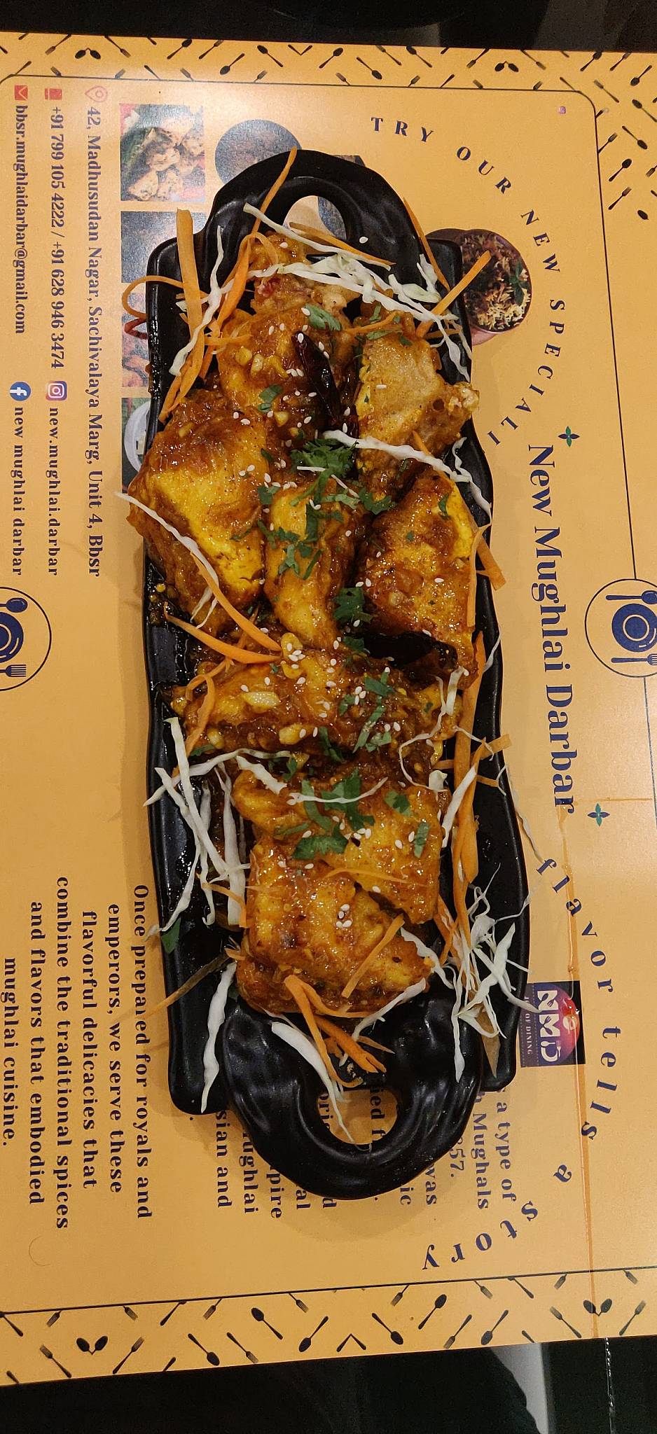 New Mughlai Darbar menu