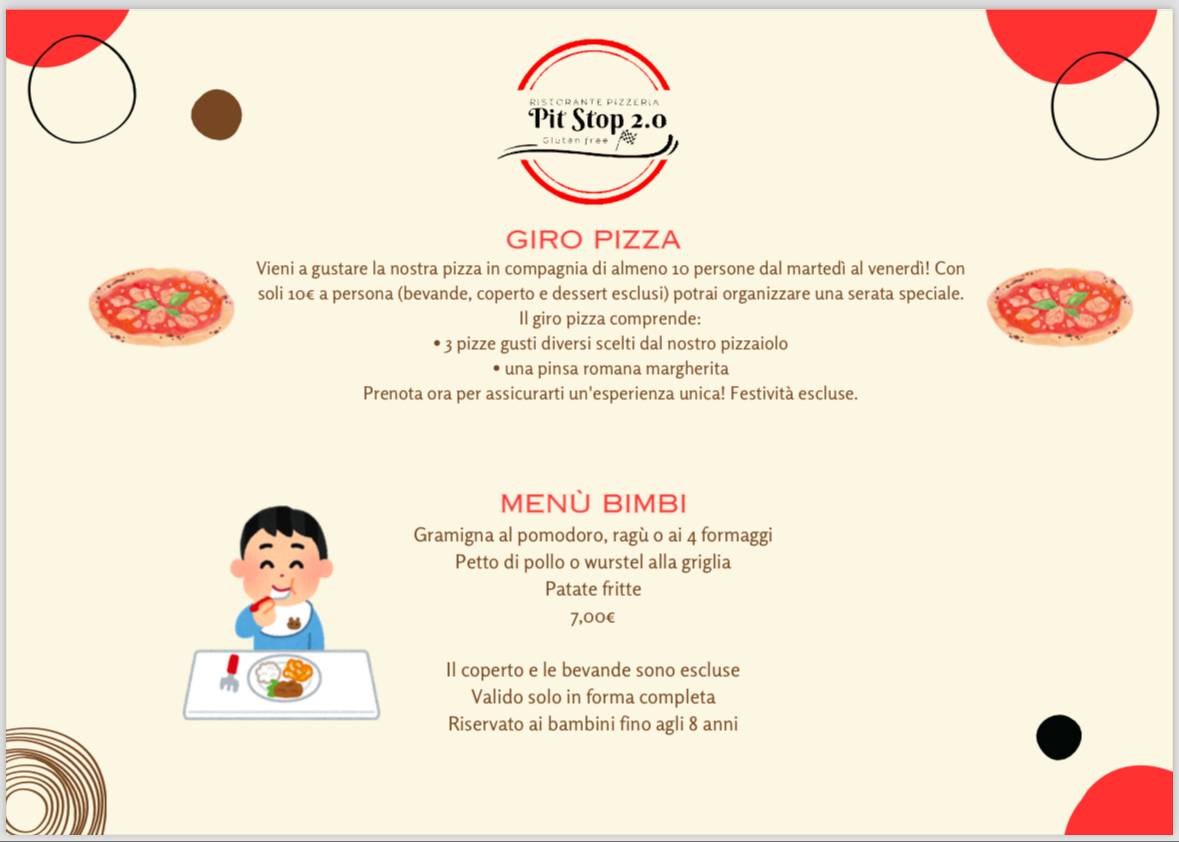 Menu di Pit Stop 2.0 