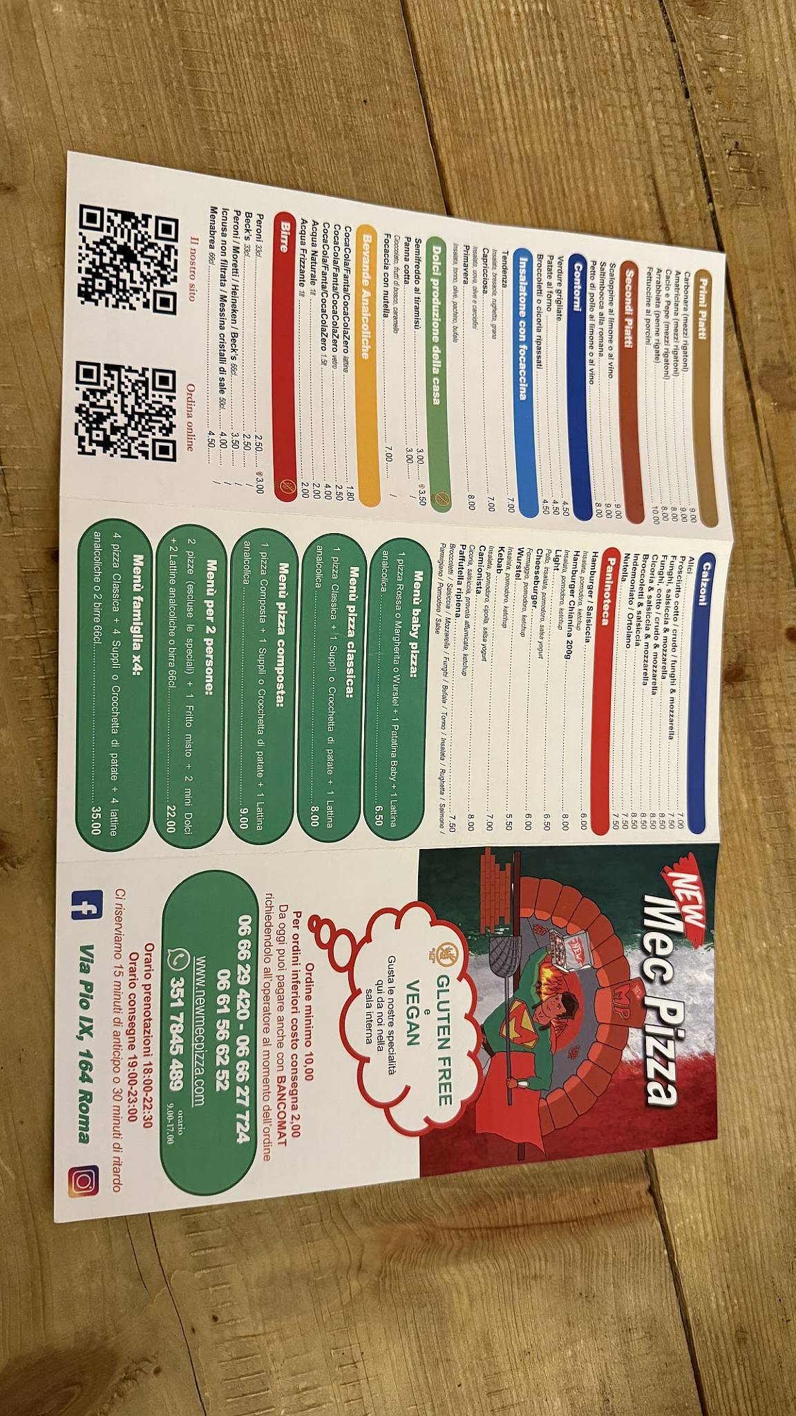 Menu di Pizzeria Friggitoria 