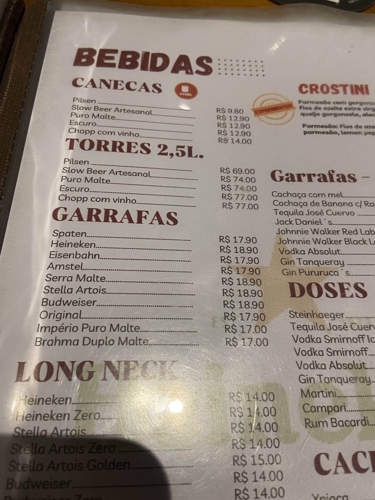 Pururuca´s Vinhedo cardápio