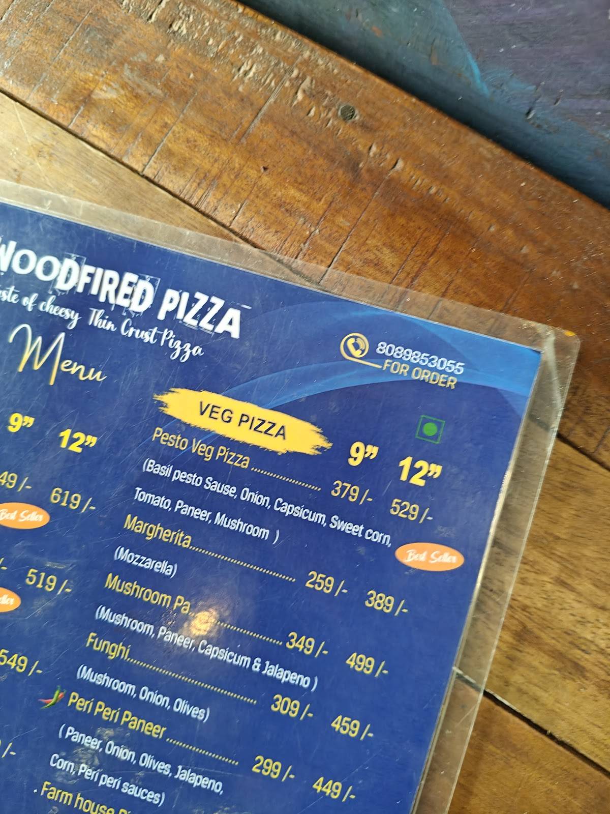 RB's Woodfired Pizza menu