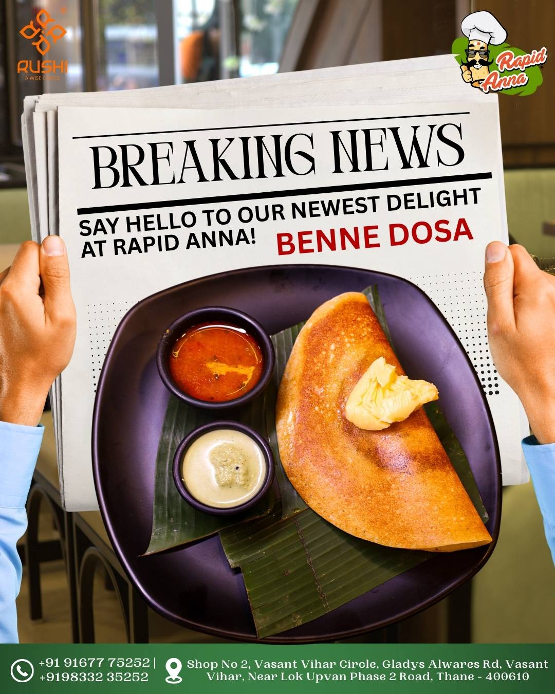 Rapid Anna menu